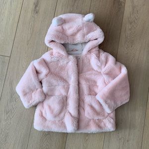 Cat & Jack Toddler Faux Fur Coat.